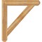 Ekena Millwork Traditional Craftsman Rough Sawn Bracket, Western Red Cedar, 6"W x 44"D x 48"H BKT06X44X48TRA04RWR - alternate 2